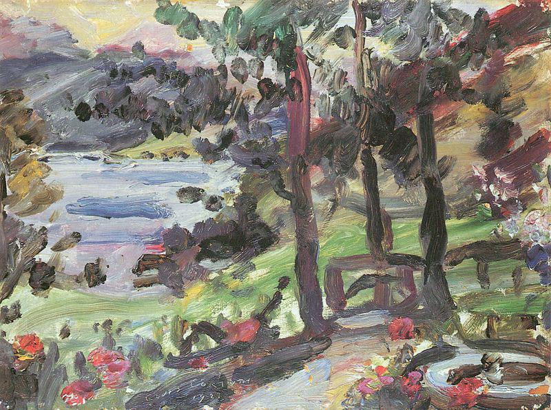 Lovis Corinth Garten am Walchensee oil painting image